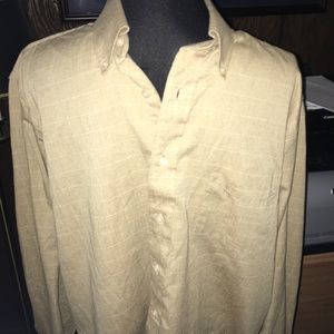 Hathaway Tan Classic PinPoint Dress Shirt